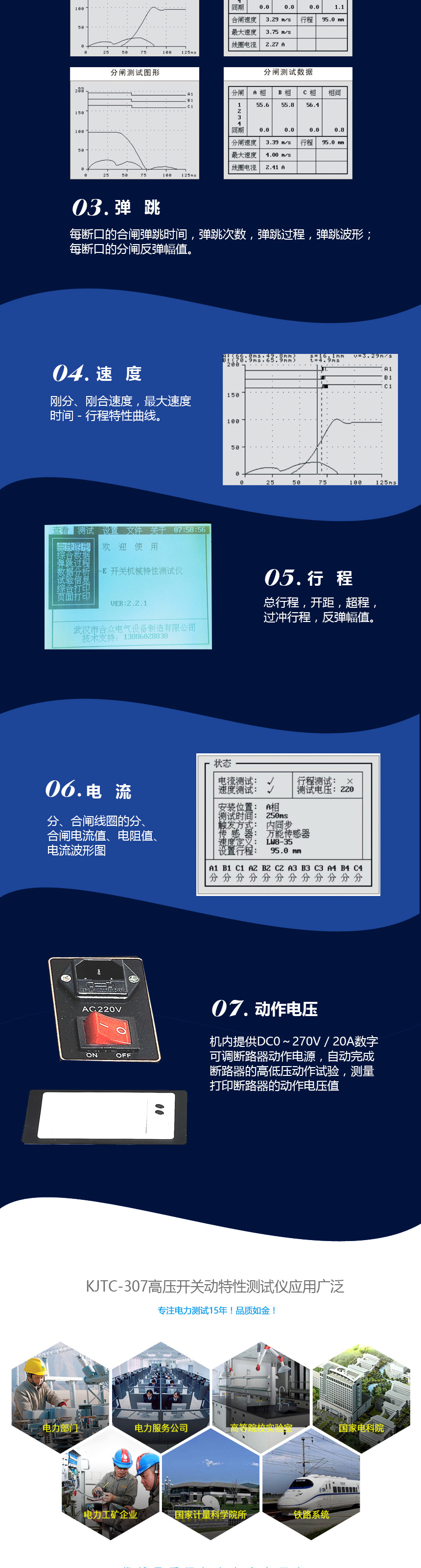 KJTC-307高壓開關動特性測試儀